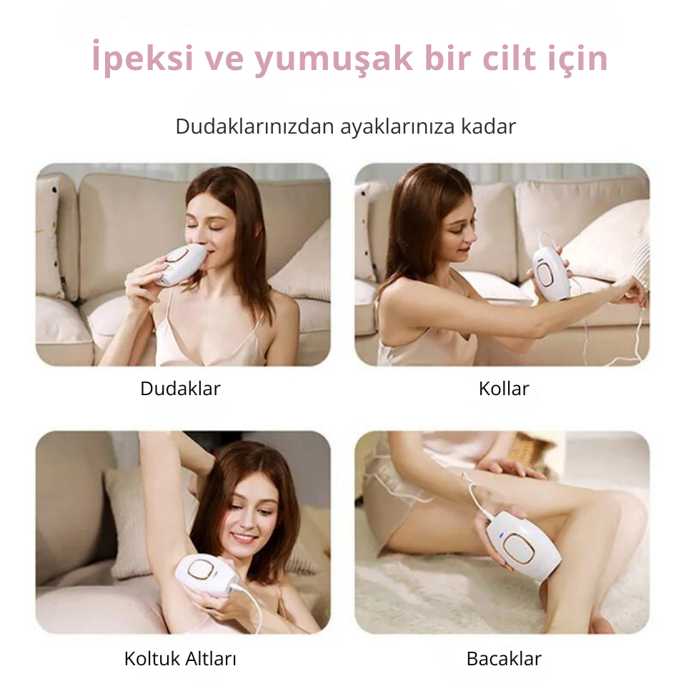 Lunaver™ Pro IPL Lazer Epilasyon Cihazı