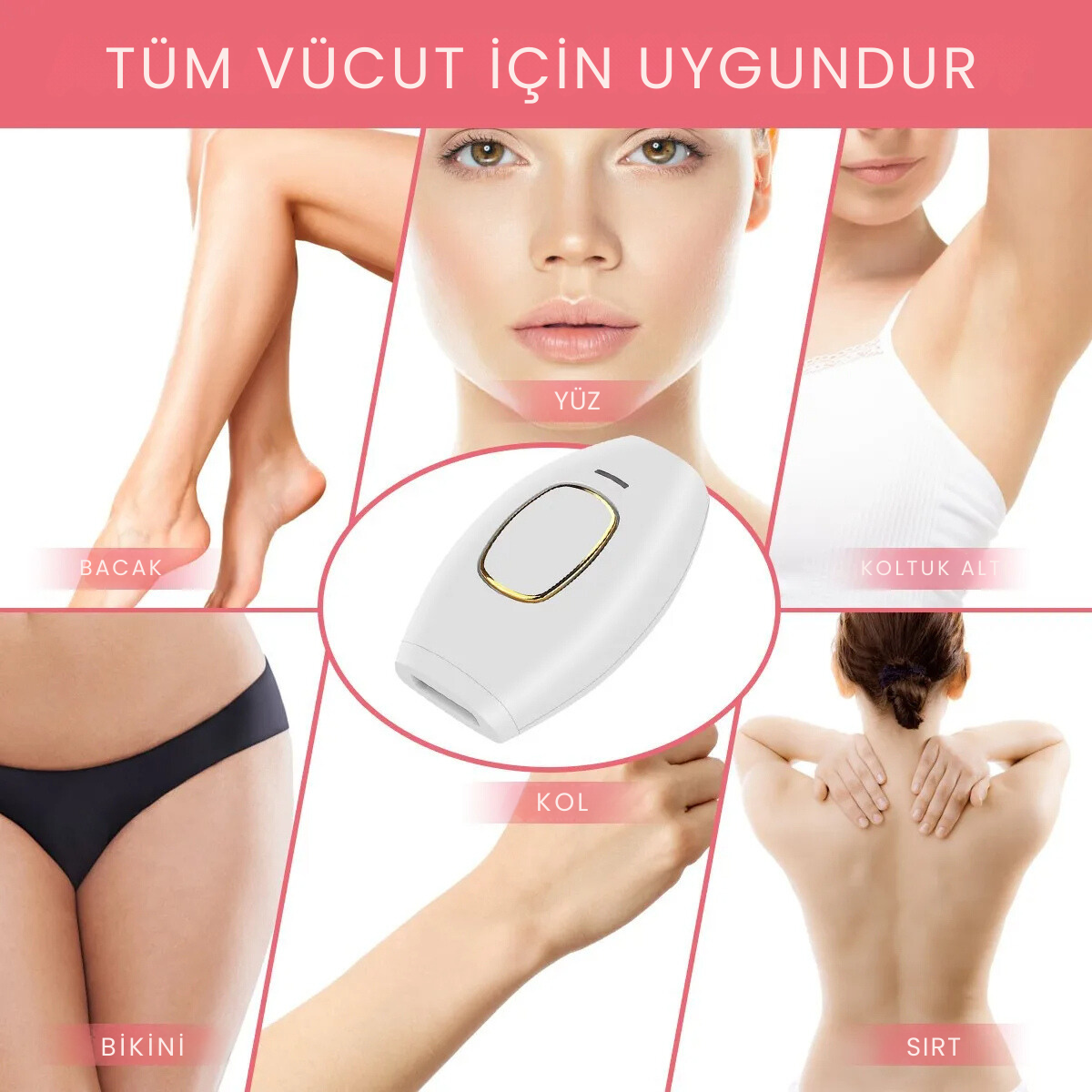 Lunaver™ Pro IPL Lazer Epilasyon Cihazı